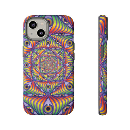 Rainbow Eye Ripple - Phone Case