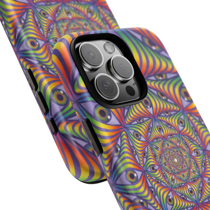 Rainbow Eye Ripple - Phone Case