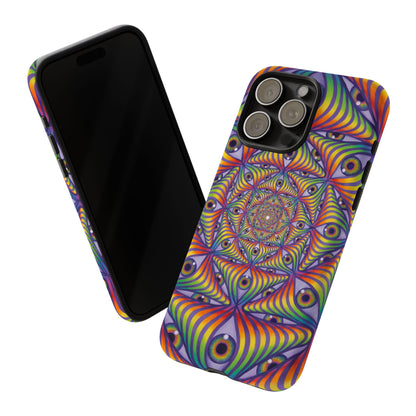 Rainbow Eye Ripple - Phone Case