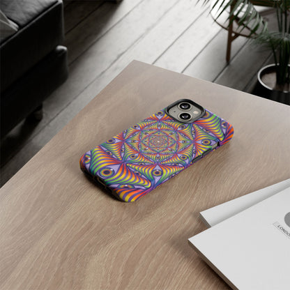 Rainbow Eye Ripple - Phone Case