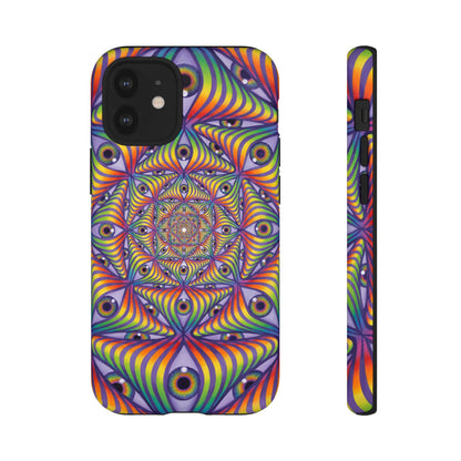Rainbow Eye Ripple - Phone Case