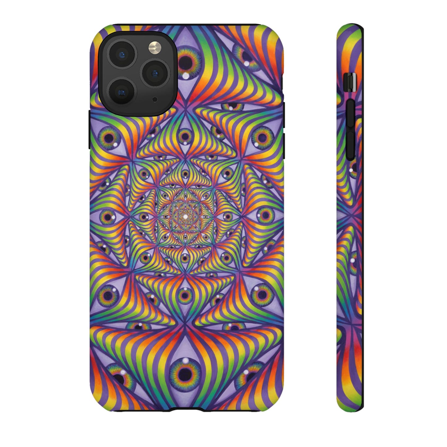 Rainbow Eye Ripple - Phone Case