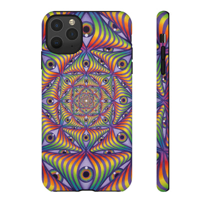 Rainbow Eye Ripple - Phone Case