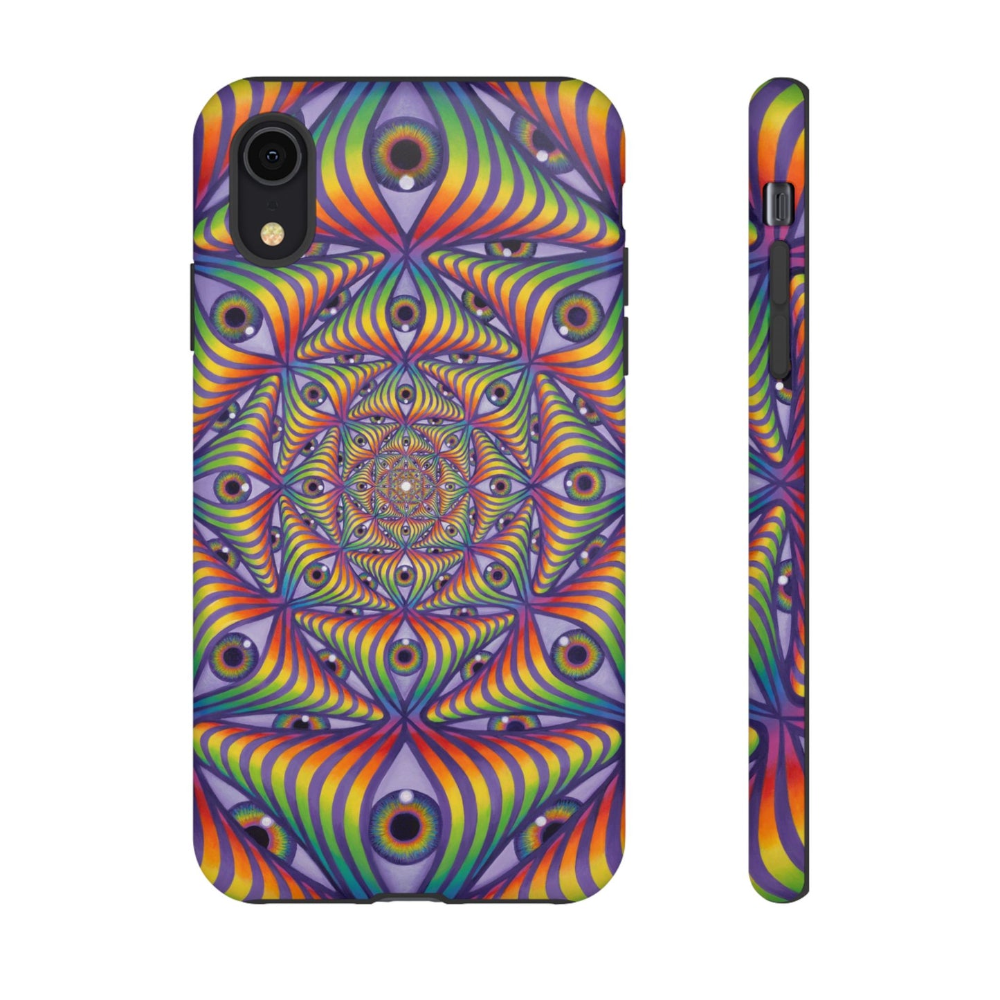 Rainbow Eye Ripple - Phone Case