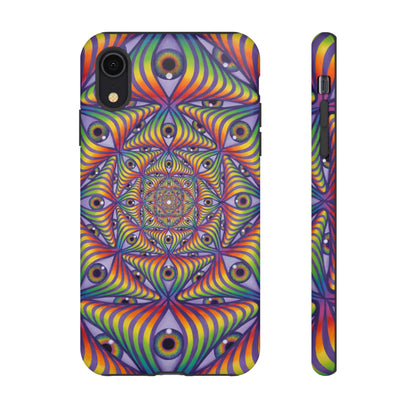 Rainbow Eye Ripple - Phone Case