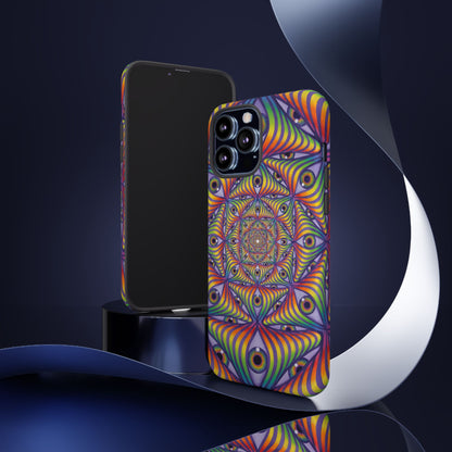 Rainbow Eye Ripple - Phone Case