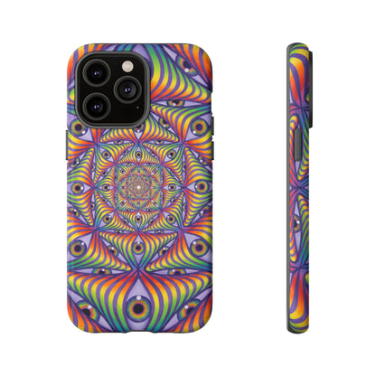 Rainbow Eye Ripple - Phone Case