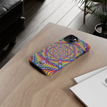 Rainbow Eye Ripple - Phone Case