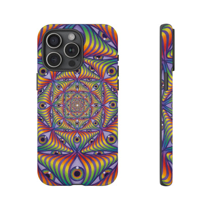 Rainbow Eye Ripple - Phone Case