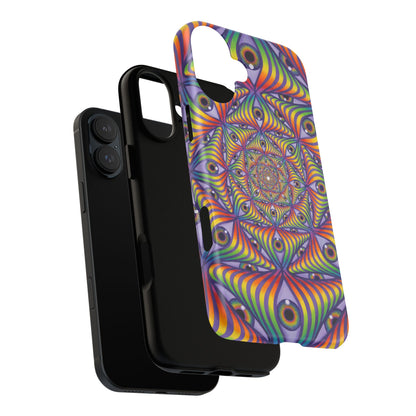 Rainbow Eye Ripple - Phone Case