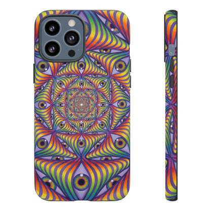 Rainbow Eye Ripple - Phone Case