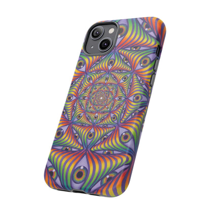 Rainbow Eye Ripple - Phone Case
