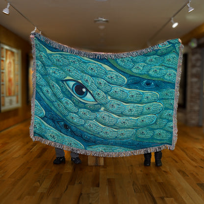 Green Hand - Art Blanket