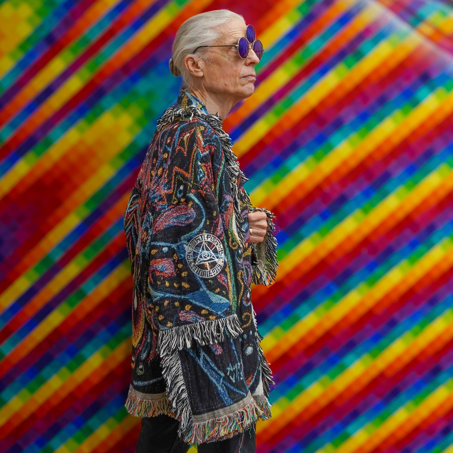 Ayahuasca Visitation - Woven Cardigan