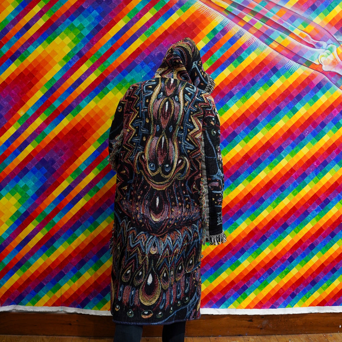 Ayahuasca Visitation - Woven Coat