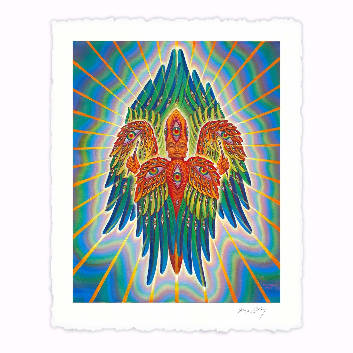 Angel of Art - Color Paper Print