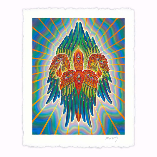 Angel of Art - Color Paper Print