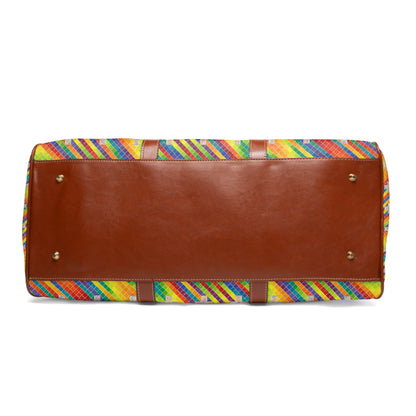 Pearlescent Crossfield in Spectral Rain - Travel Bag