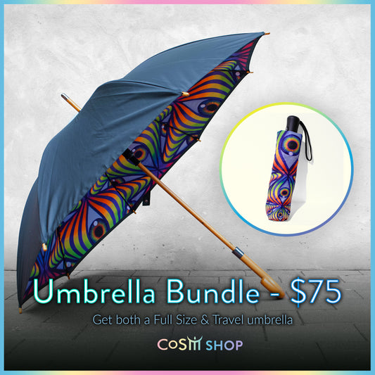 Bundle & Save! Rainbow Eye Ripple - Umbrella Set