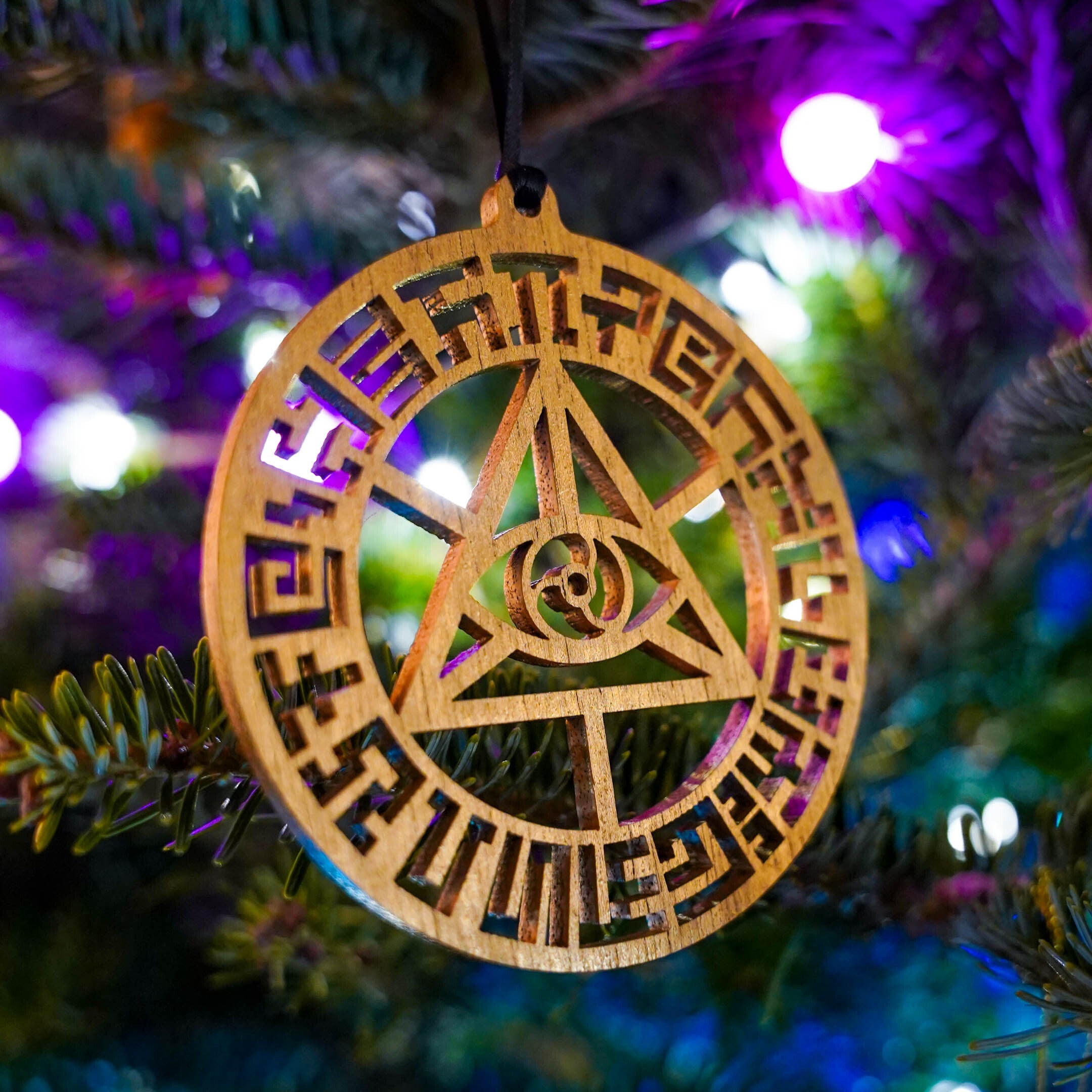 Mystic Eye Wooden Ornament – CoSM Shop
