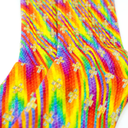 Pearlescent Crossfield in Spectral Rain - Socks