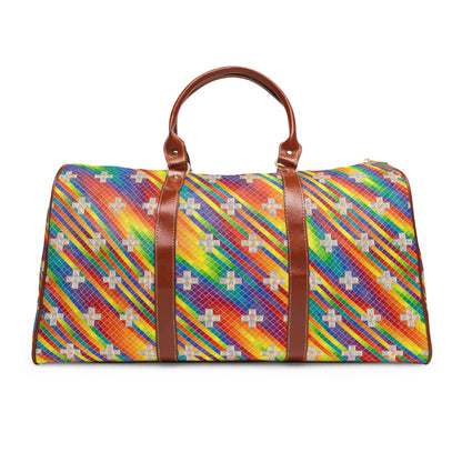 Pearlescent Crossfield in Spectral Rain - Travel Bag