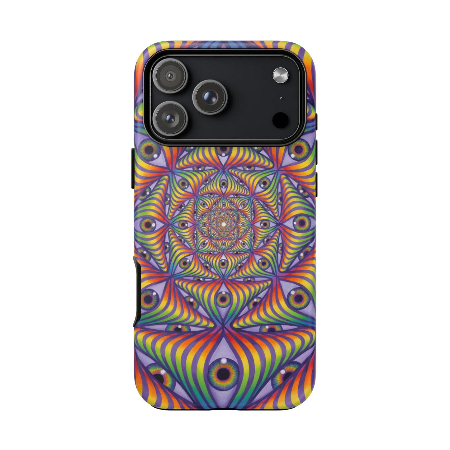 Rainbow Eye Ripple - Phone Case