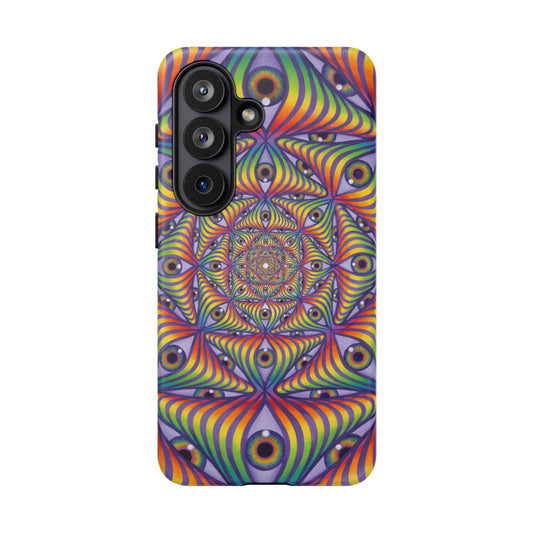 Rainbow Eye Ripple - Phone Case