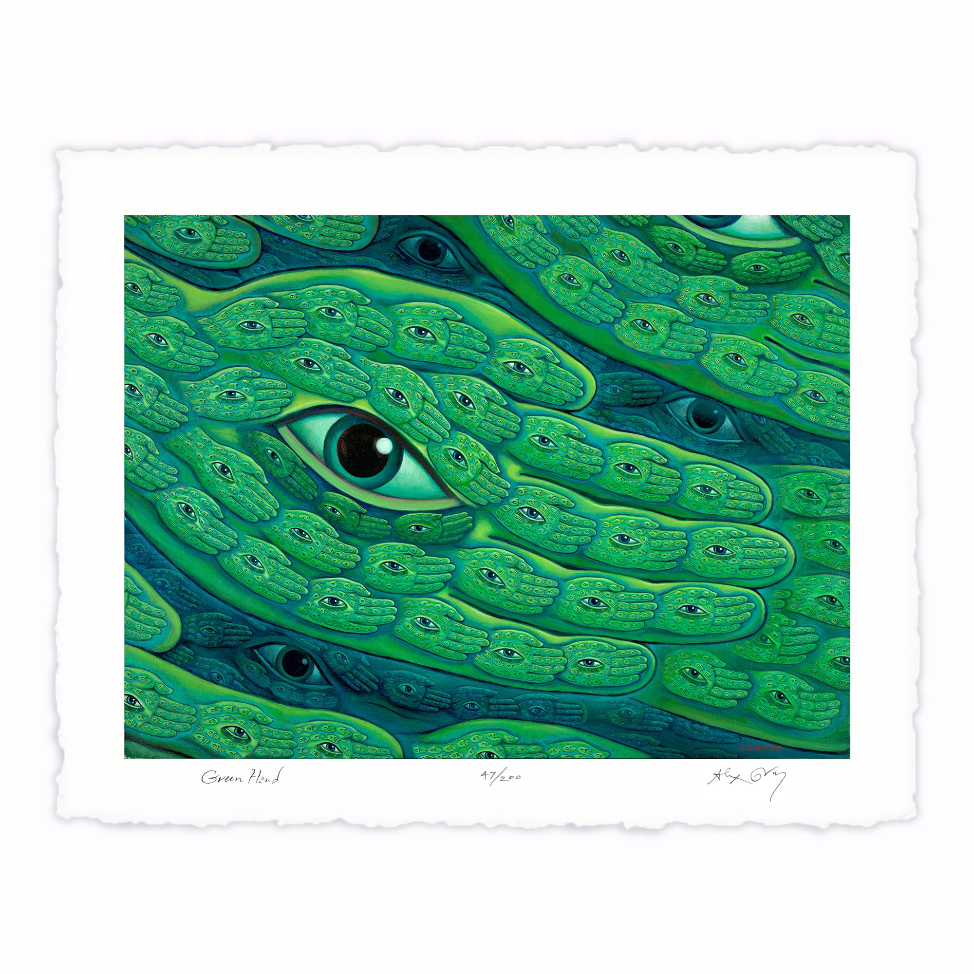 Green Hand - Paper Print – CoSM Shop