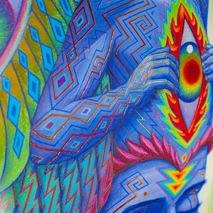 Higher Self - Textured Foil Metal Print