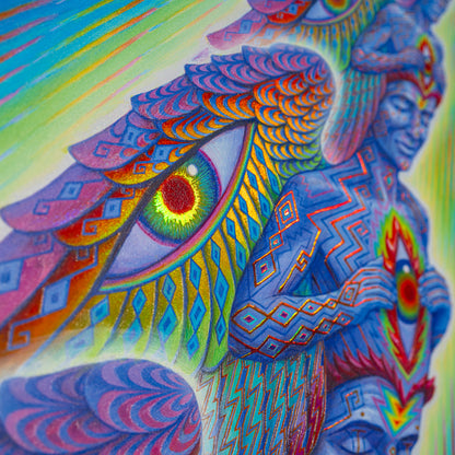 Higher Self - Textured Foil Metal Print