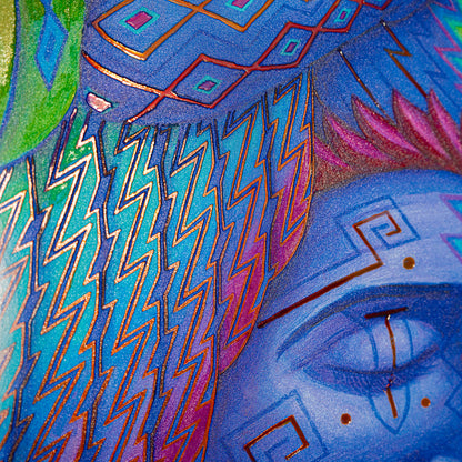 Higher Self - Textured Foil Metal Print