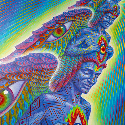 Higher Self - Textured Foil Metal Print