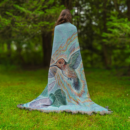 Hummingbird - Art Blanket
