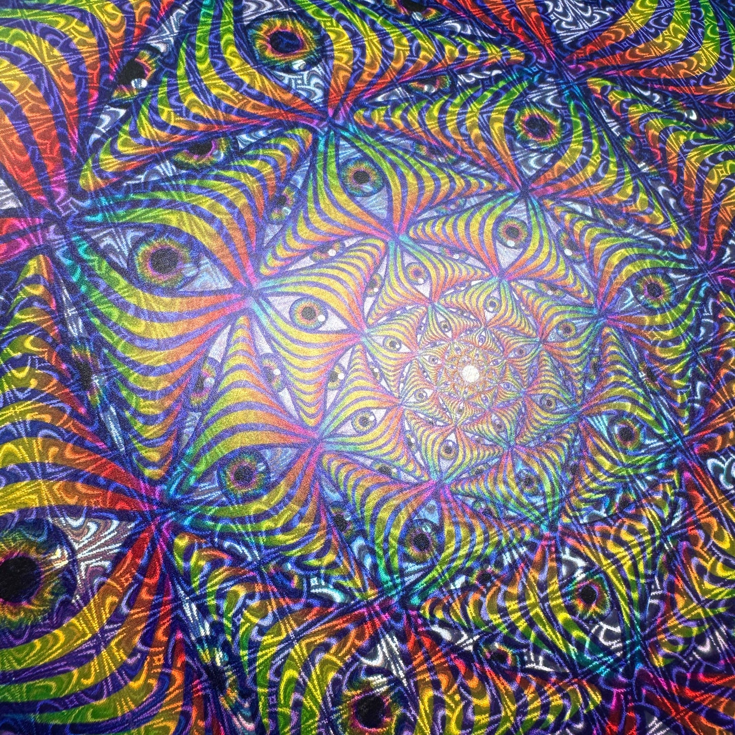 Rainbow Eye Ripple - Holographic Poster