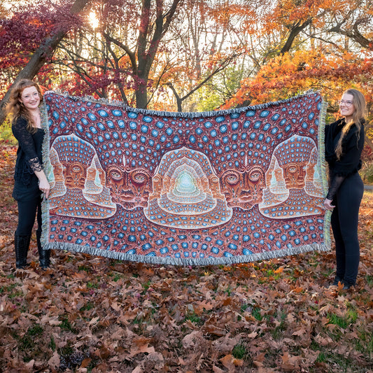 Net of Being - Art Blanket