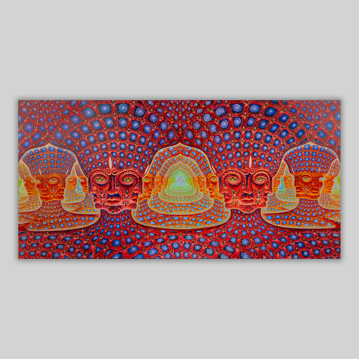 Net of Being - Textured Foil Metal Print