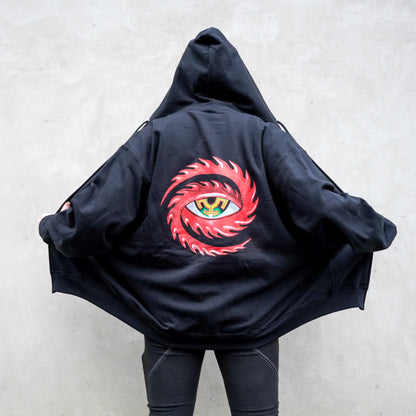 Net of Being Eye - Zip-Up Hoodie