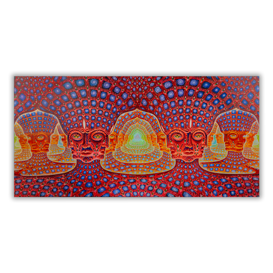 Net of Being - Textured Foil Metal Print