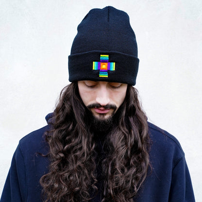 Rainbow Cross - Beanie