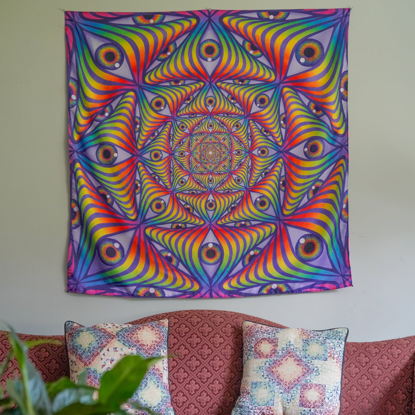 Rainbow Eye Ripple - Tapestry