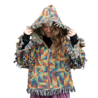 Realms of the Unpronounceable - Woven Zip-up