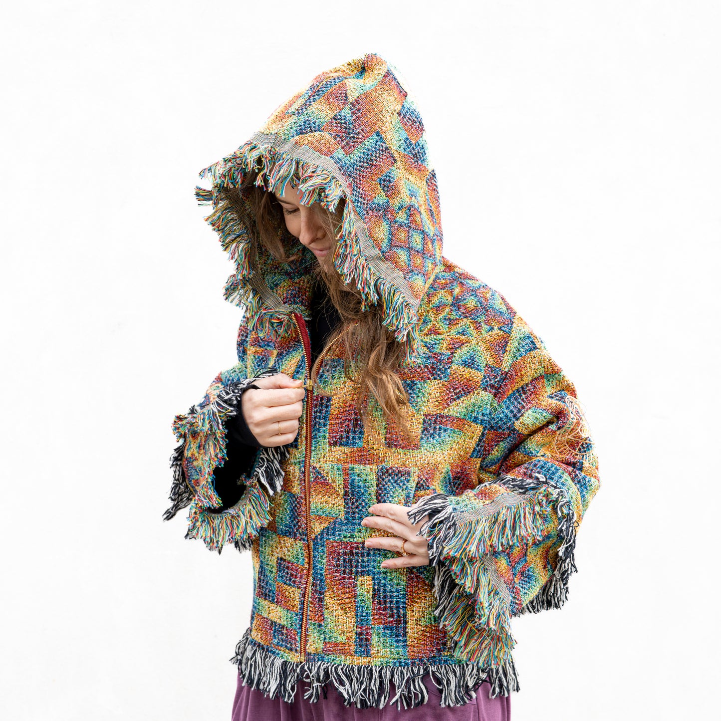 Realms of the Unpronounceable - Woven Zip-up