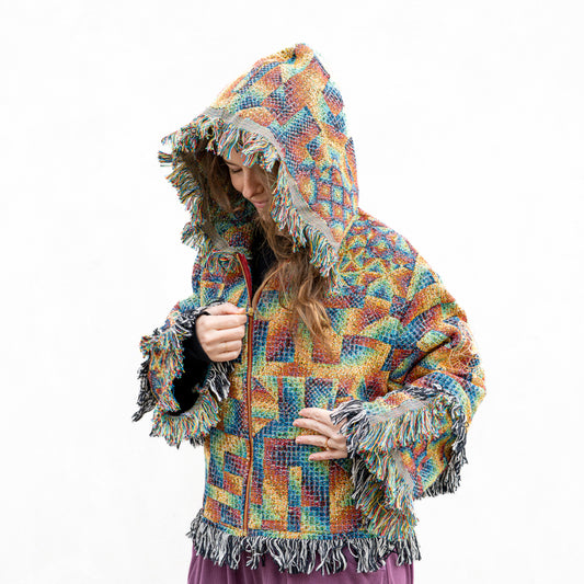 Realms of the Unpronounceable - Woven Zip-up