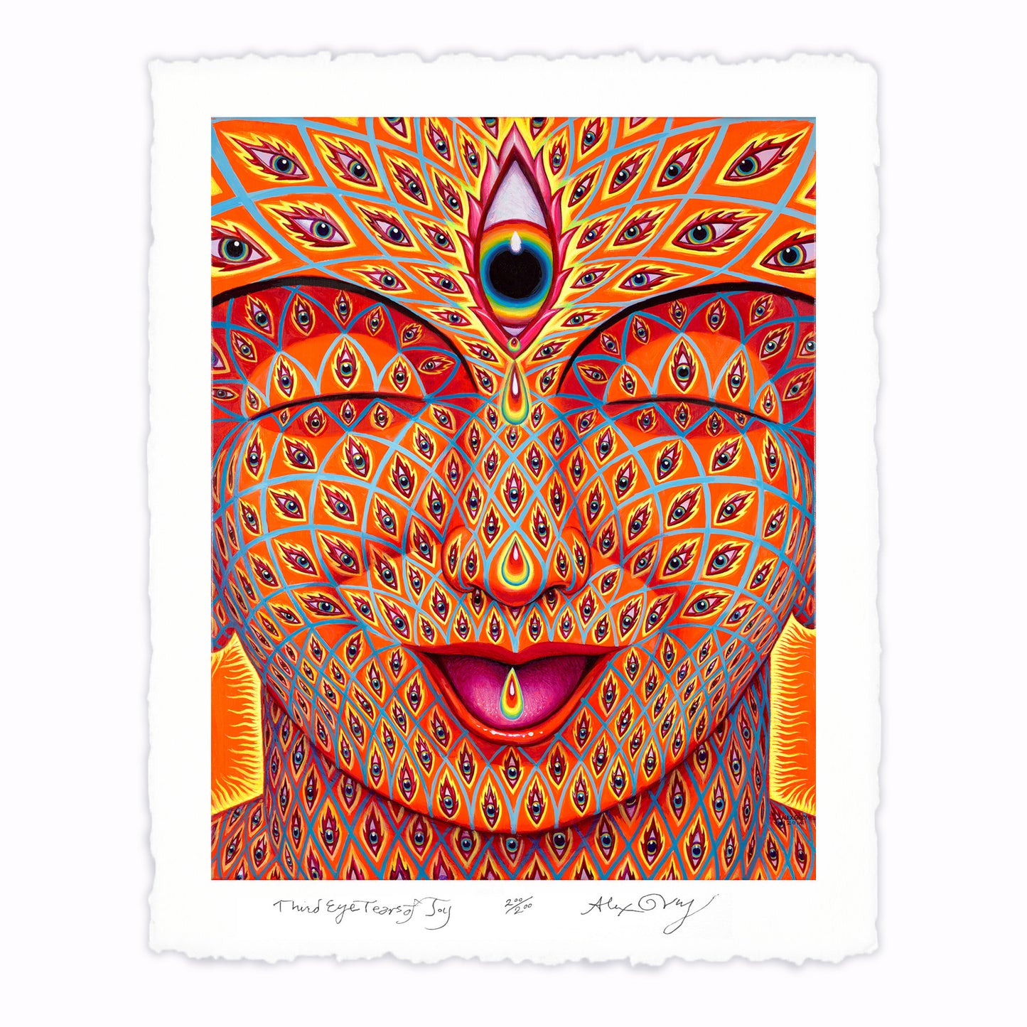 Third Eye Tears of Joy - Paper Print