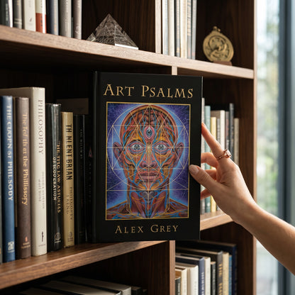 CoSM Shop Art Psalms book by Alex Grey, featuring visionary art and spiritual writings.