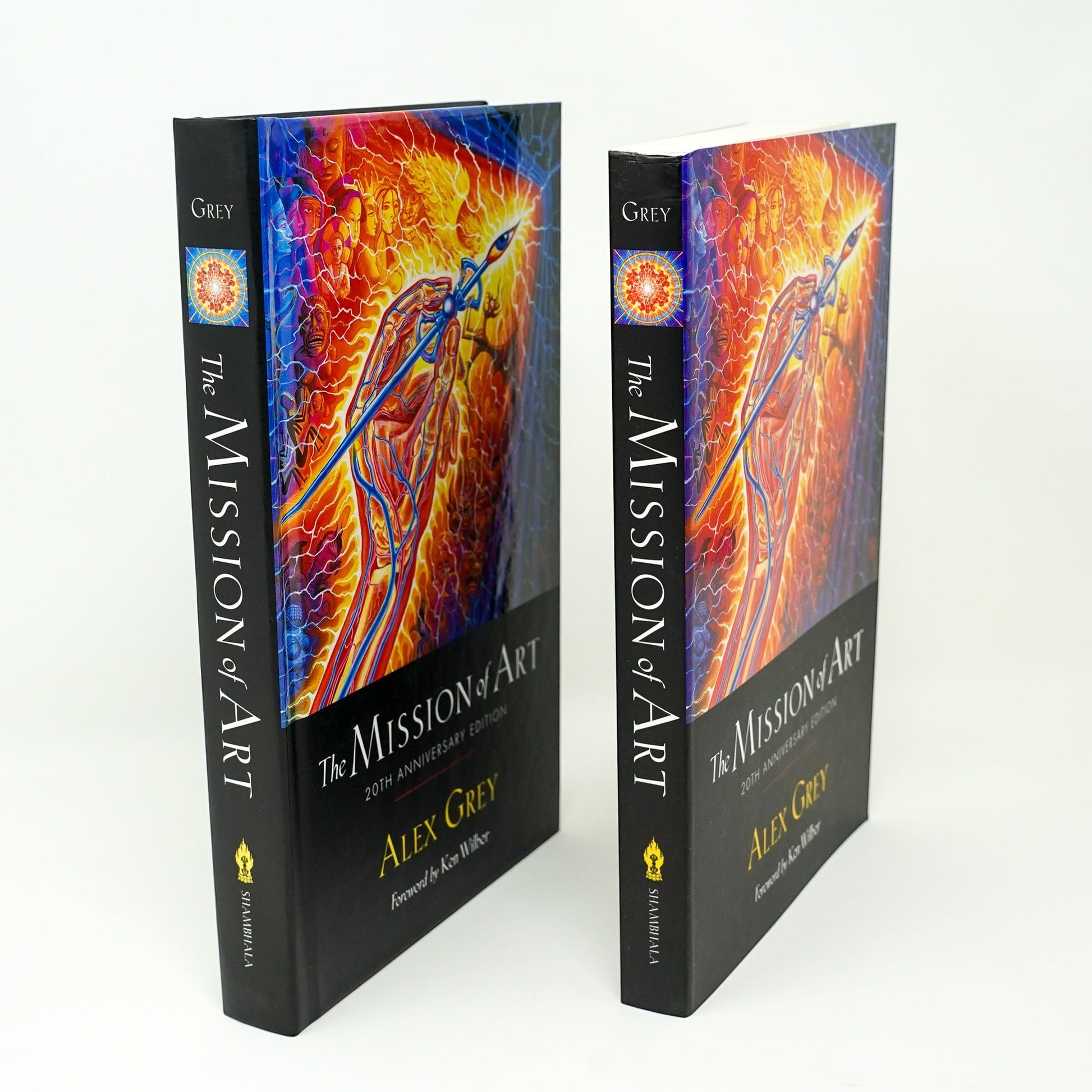 CoSM Shop: The Mission of Art 20th Anniversary Edition by Alex Grey, signed, featuring visionary art.
