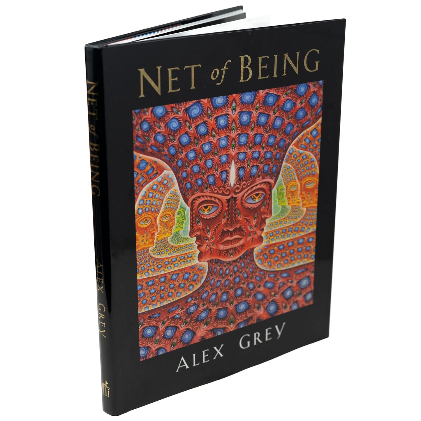 CoSM Shop Net of Being hardcover book by Alex Grey, featuring vibrant psychedelic art.