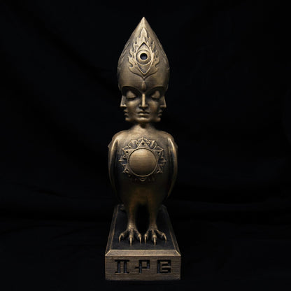 CoSM Shop Soulbird sculpture by Alex Grey, hand-painted bronze finish, 10" tall, limited edition of 100.