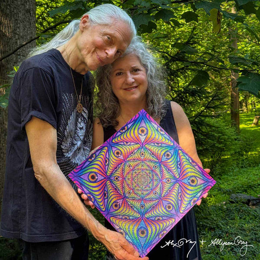 Rainbow Eye Ripple - Holographic Signed Poster